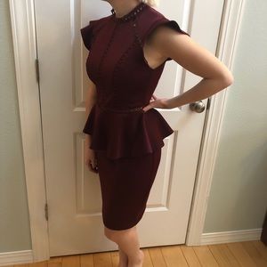 Maroon Dress